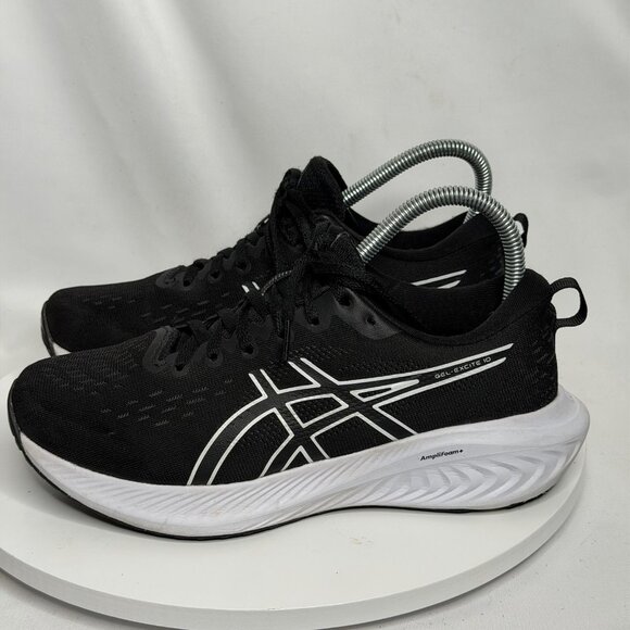 ASICS Women’s Size 7.5 Wide Black/White Gel-Excite 10 Light Sneakers 1012B420 - Picture 1 of 8